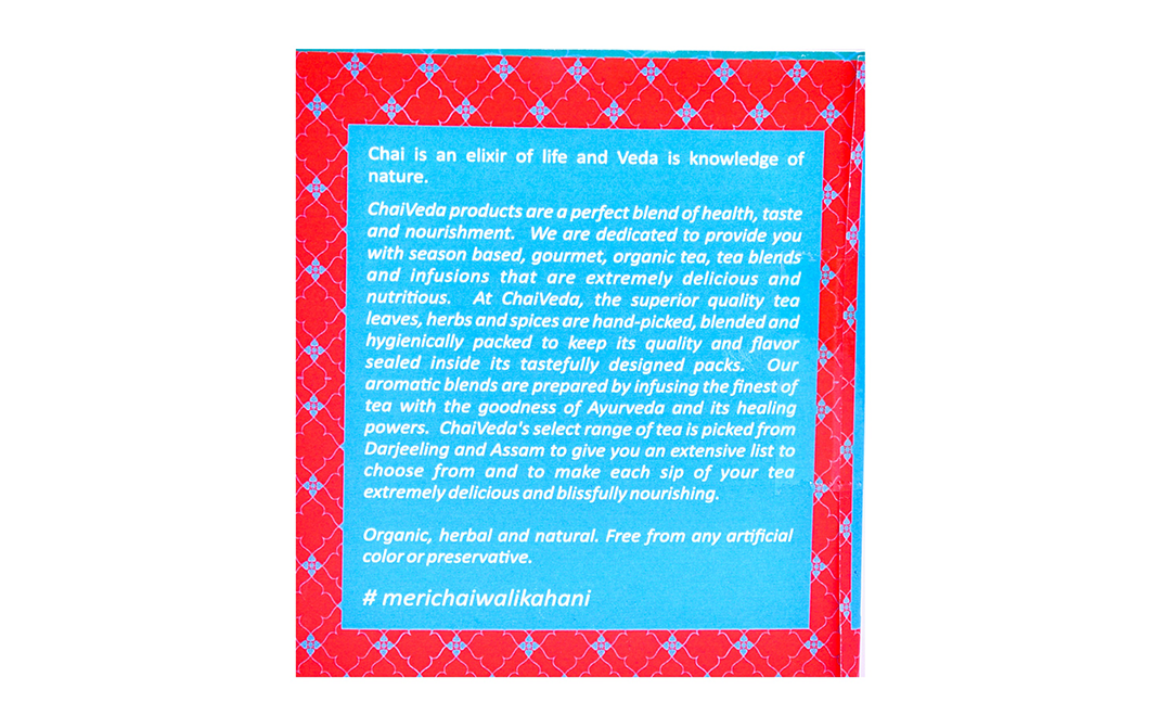 ChaiVeda Vedic Masala Chai    Box  100 grams